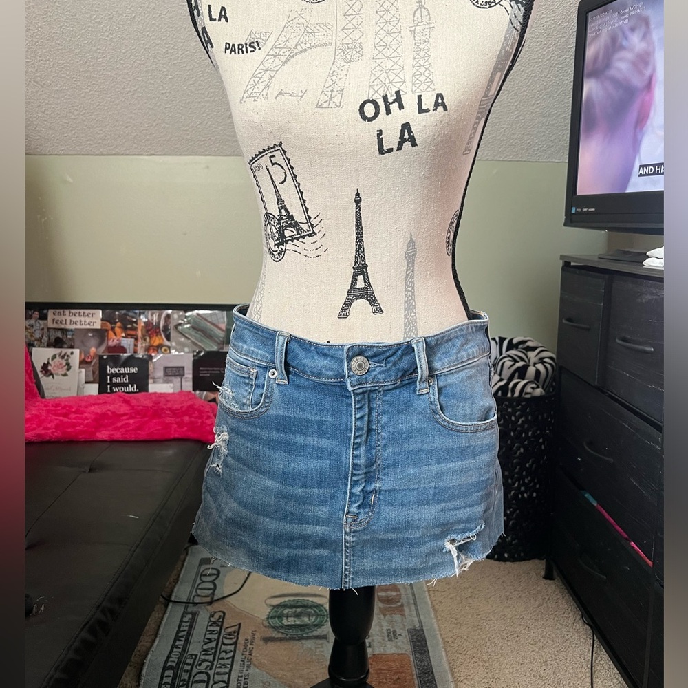 American Eagle Mini Jean Skirt